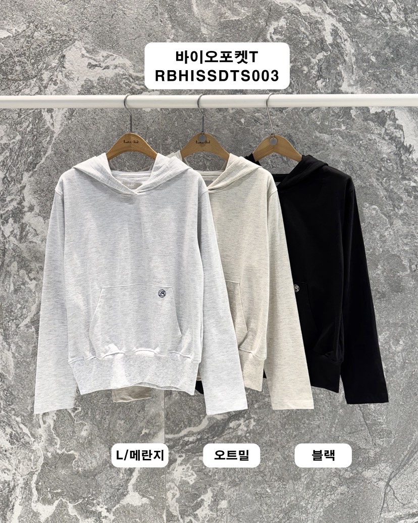 ROOKIE BUD東大門代購女士新品職業真品休閑長袖T恤口袋ROOKIE BUD-L長袖T恤