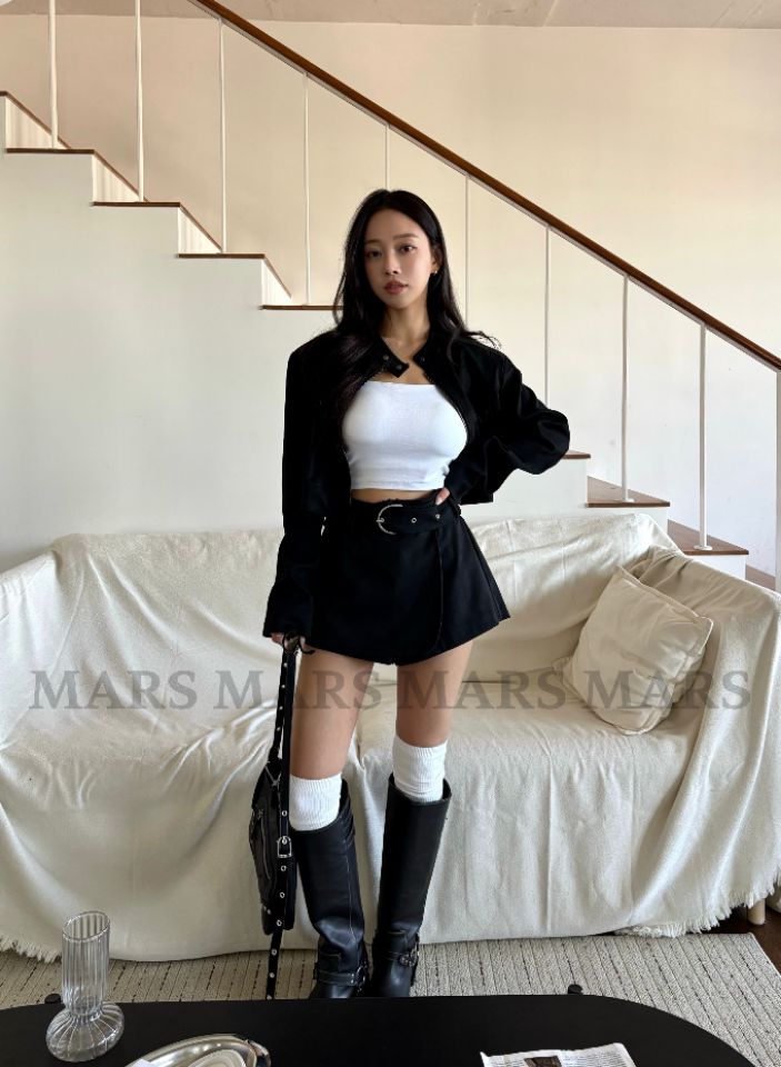 mars韓國代購女士新品時尚26春夏熱賣人氣休閑真品夾克麂皮mars夾克