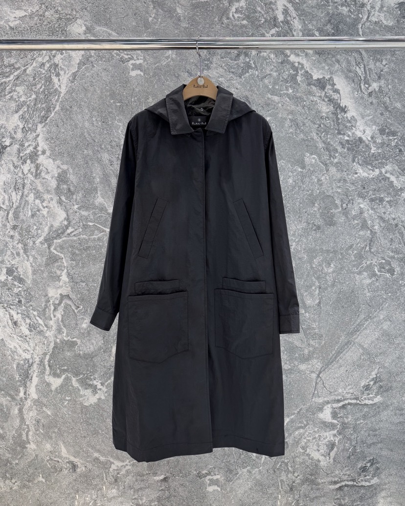 ROOKIE BUD韓國代購女士新品職業時尚26春夏長款風衣可拆卸ROOKIE BUD-L長款風衣圖色2