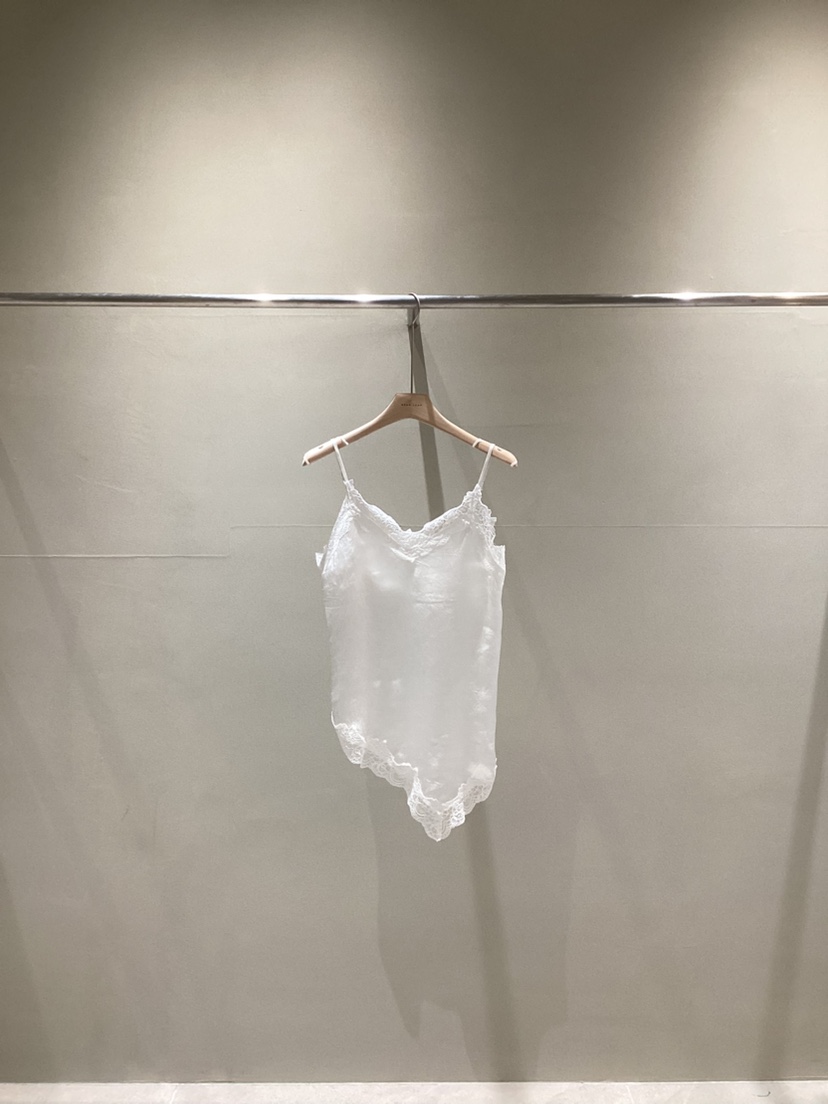 NEAR LEAP-P韓國直郵女裝新款時尚休閑吊帶背心蕾絲緞面NEAR LEAP/The N:L吊帶/背心圖色1