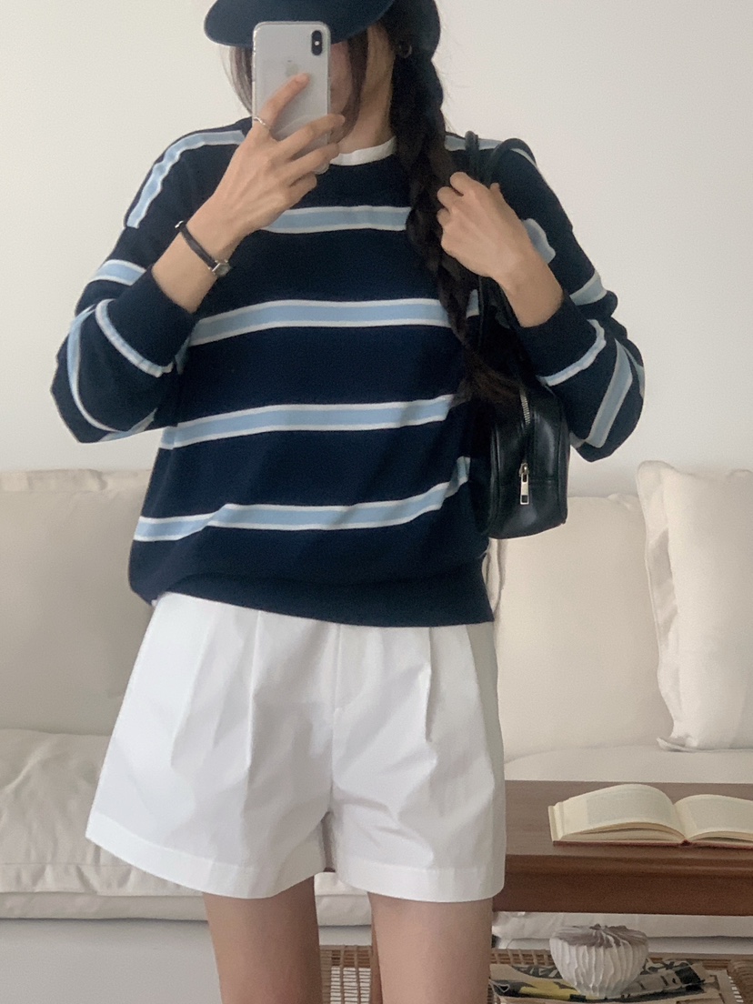 WOOD韓國代購女裝新款休閑真品時尚26春夏推薦熱賣針織衫WOOD針織衫