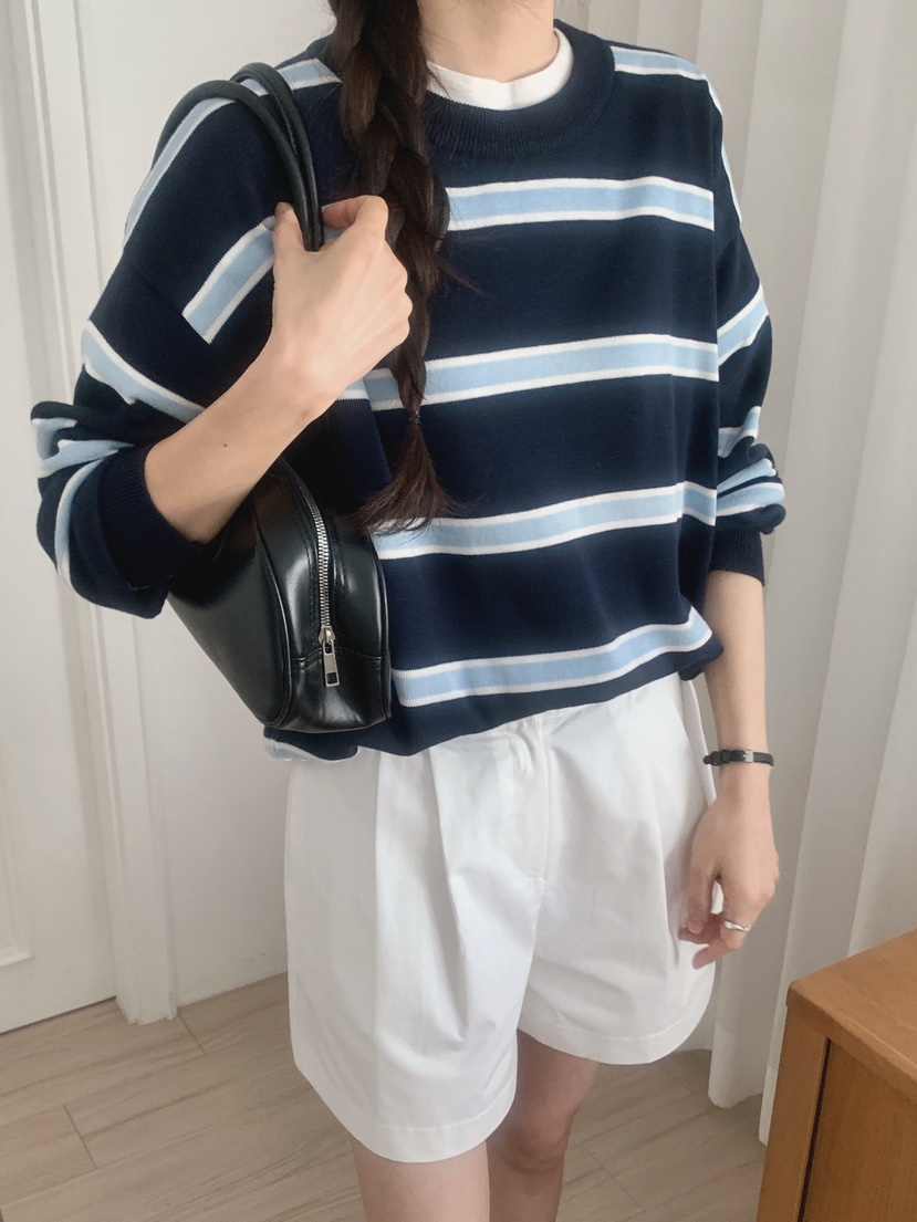 WOOD韓國代購女裝新款休閑真品時尚26春夏推薦熱賣針織衫WOOD針織衫