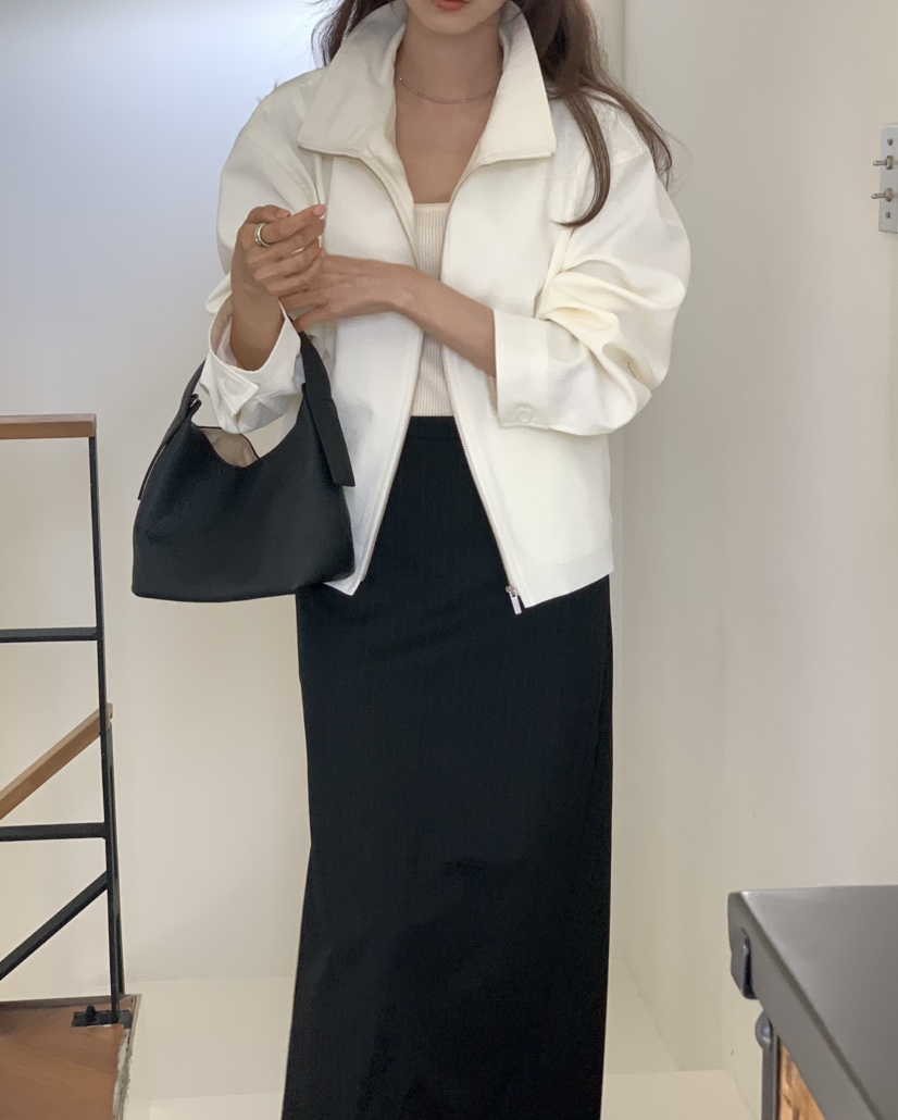 NOTICE韓國直郵女裝新品休閑真品26春夏人氣熱賣夾克高領NOTICE夾克