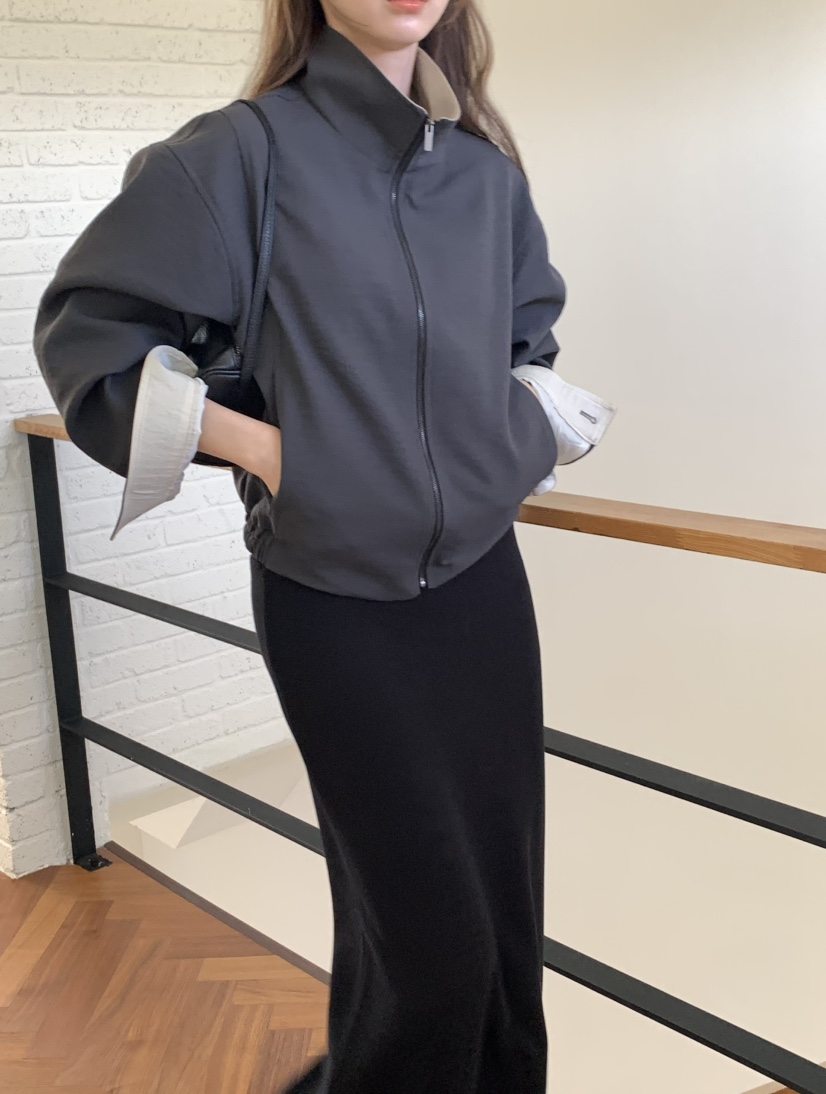 NOTICE韓國直郵女裝新品休閑真品26春夏人氣熱賣夾克高領NOTICE夾克