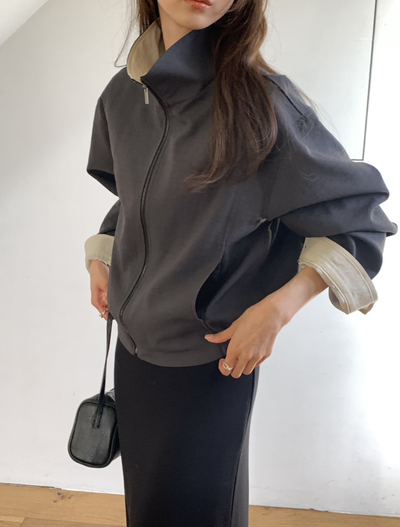 NOTICE韓國直郵女裝新品休閑真品26春夏人氣熱賣夾克高領NOTICE夾克