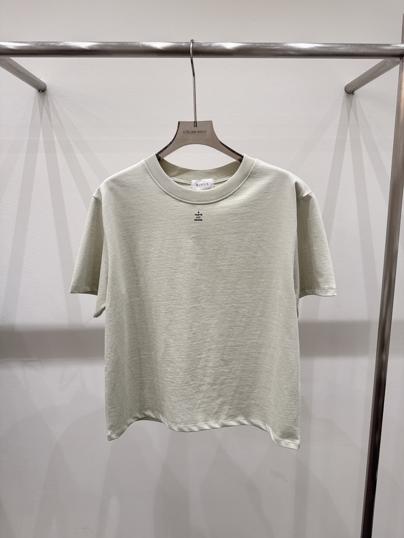 BINUS韓國直郵女裝新品26春夏真品人氣休閑熱賣推薦時尚T恤BINUST恤圖色2