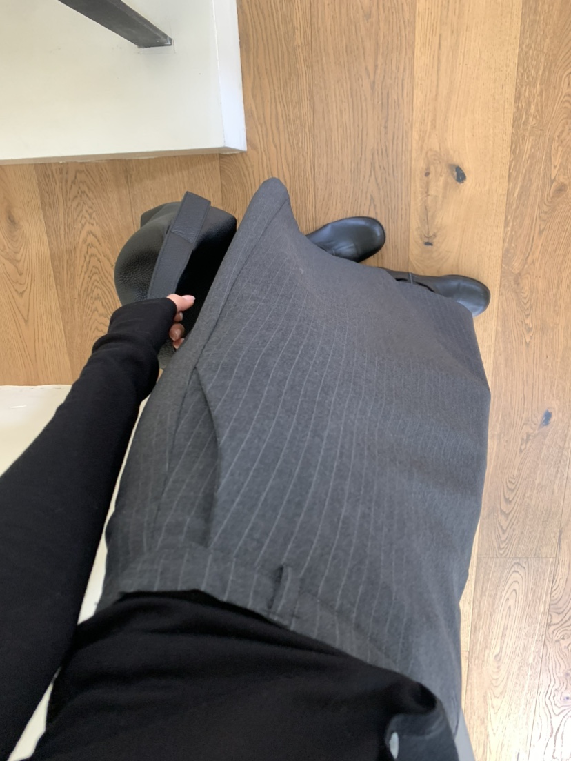 NOTICE東大門實拍女士新品休閑人氣職業26春夏真品長裙條紋NOTICE長裙