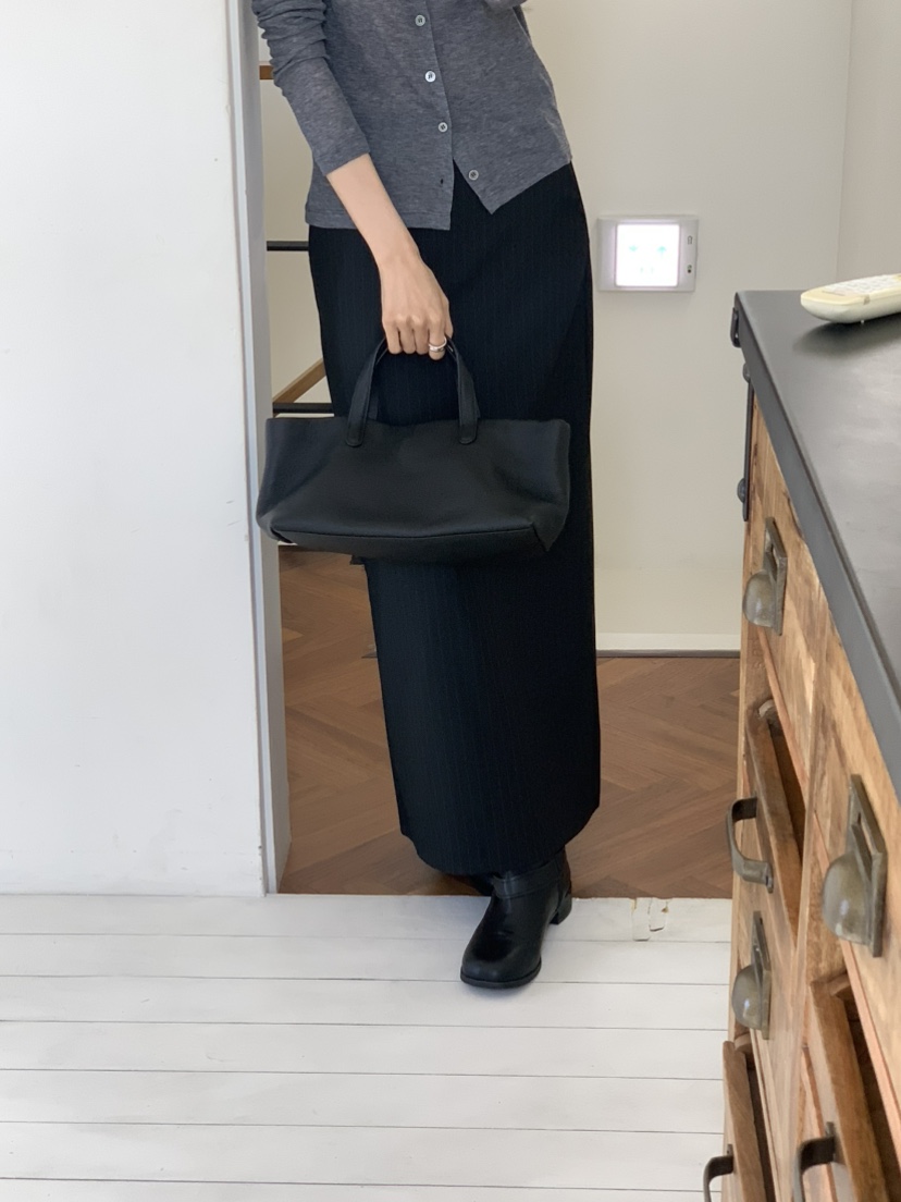 NOTICE東大門實拍女士新品休閑人氣職業26春夏真品長裙條紋NOTICE長裙