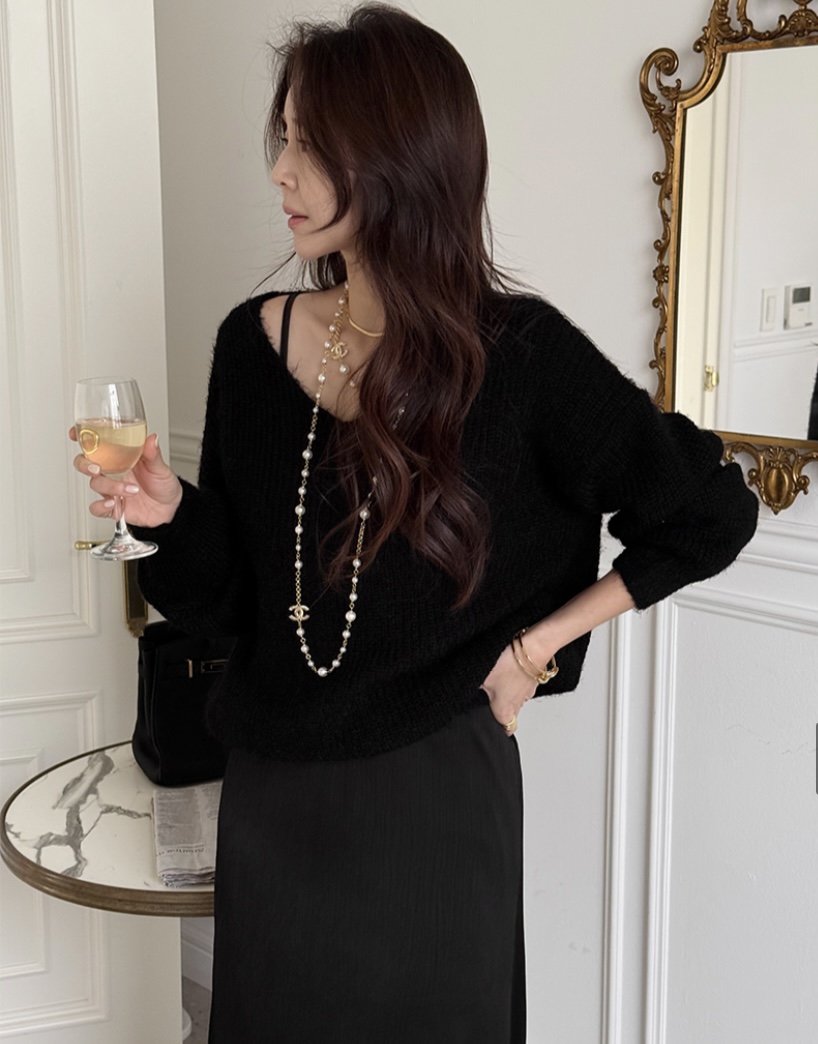 EVERCOMMERCE METICULOUSLY DESIGNED韓國直郵女裝新品職業針織衫EVERCOMMERCE METICULOUSLY DESIGNED針織衫