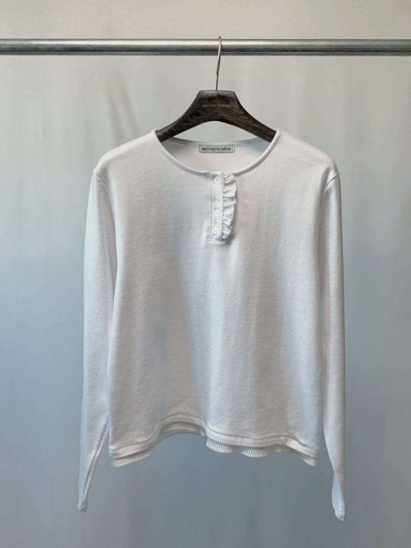 BEFORE SUNRISE東大門代購女裝新品人氣真品時尚長袖T恤BEFORE SUNRISE長袖T恤圖色1