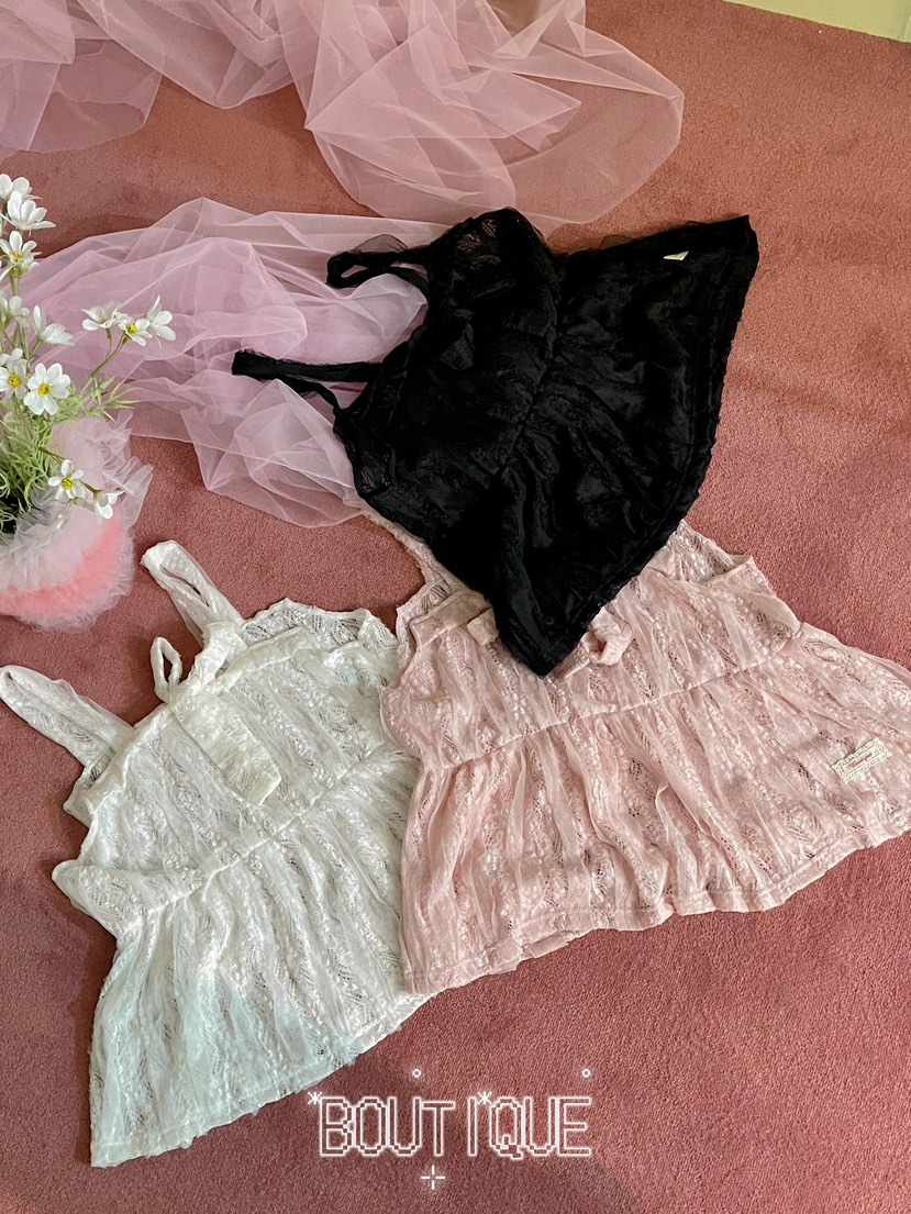 BOUTIQUE-L韓國代購女裝新款人氣職業吊帶背心不含內搭蕾絲BOUTIQUE-L吊帶/背心