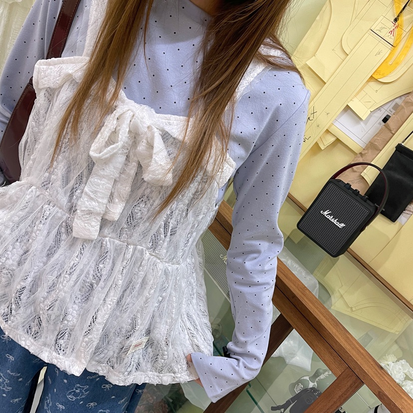 BOUTIQUE-L韓國代購女裝新款人氣職業吊帶背心不含內搭蕾絲BOUTIQUE-L吊帶/背心