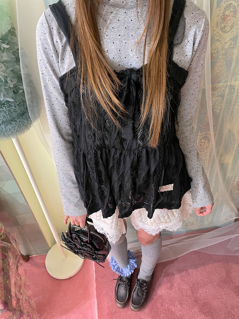 BOUTIQUE-L韓國代購女裝新款人氣職業吊帶背心不含內搭蕾絲BOUTIQUE-L吊帶/背心