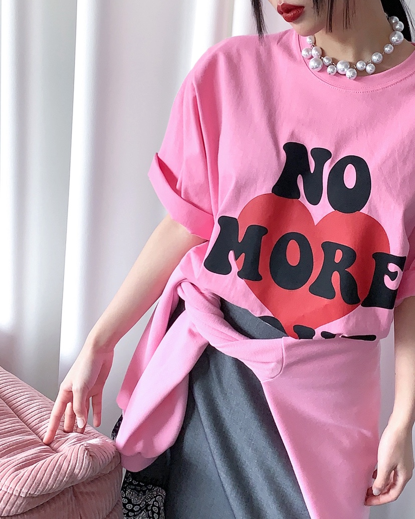 LIVE AID-P東大門直郵女裝新款26春夏人氣熱賣真品職業T恤LIVE AID-PT恤