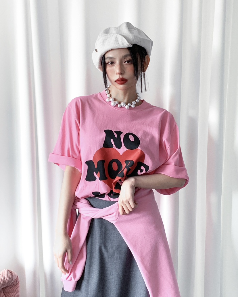 LIVE AID-P東大門直郵女裝新款26春夏人氣熱賣真品職業T恤LIVE AID-PT恤