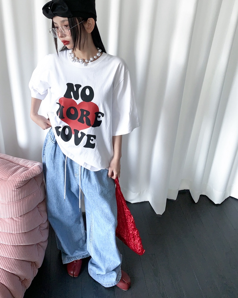 LIVE AID-P東大門直郵女裝新款26春夏人氣熱賣真品職業T恤LIVE AID-PT恤