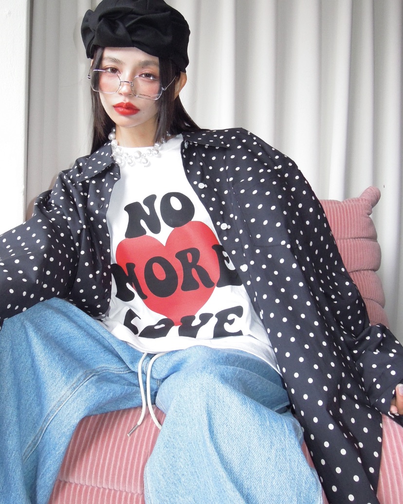 LIVE AID-P東大門直郵女裝新款26春夏人氣熱賣真品職業T恤LIVE AID-PT恤