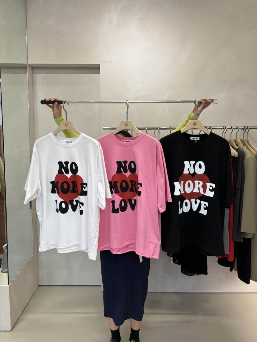 LIVE AID-P東大門直郵女裝新款26春夏人氣熱賣真品職業T恤LIVE AID-PT恤