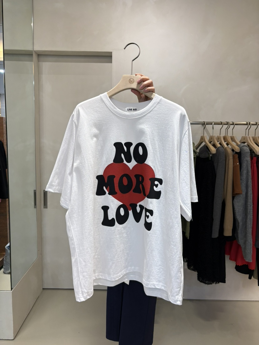 LIVE AID-P東大門直郵女裝新款26春夏人氣熱賣真品職業T恤LIVE AID-PT恤圖色3