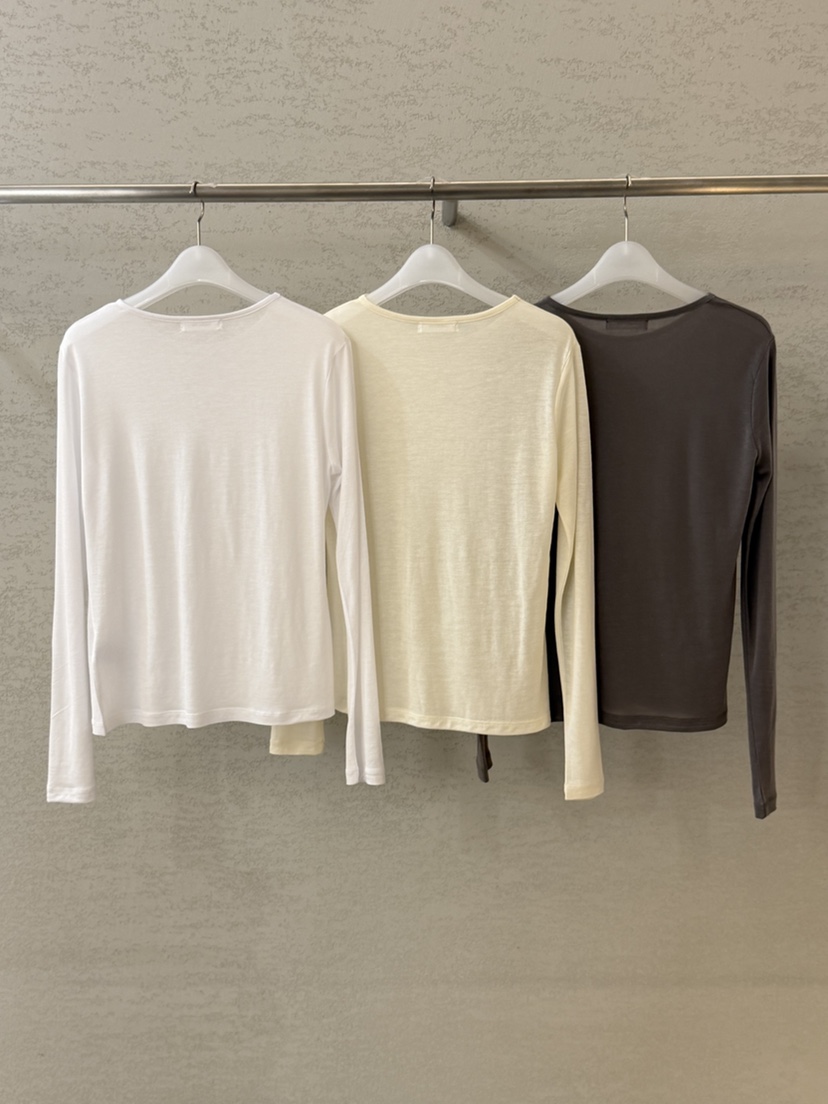 PLAYBUTTON-P韓國直郵女士新款職業時尚真品26春夏長袖T恤PLAYBUTTON長袖T恤