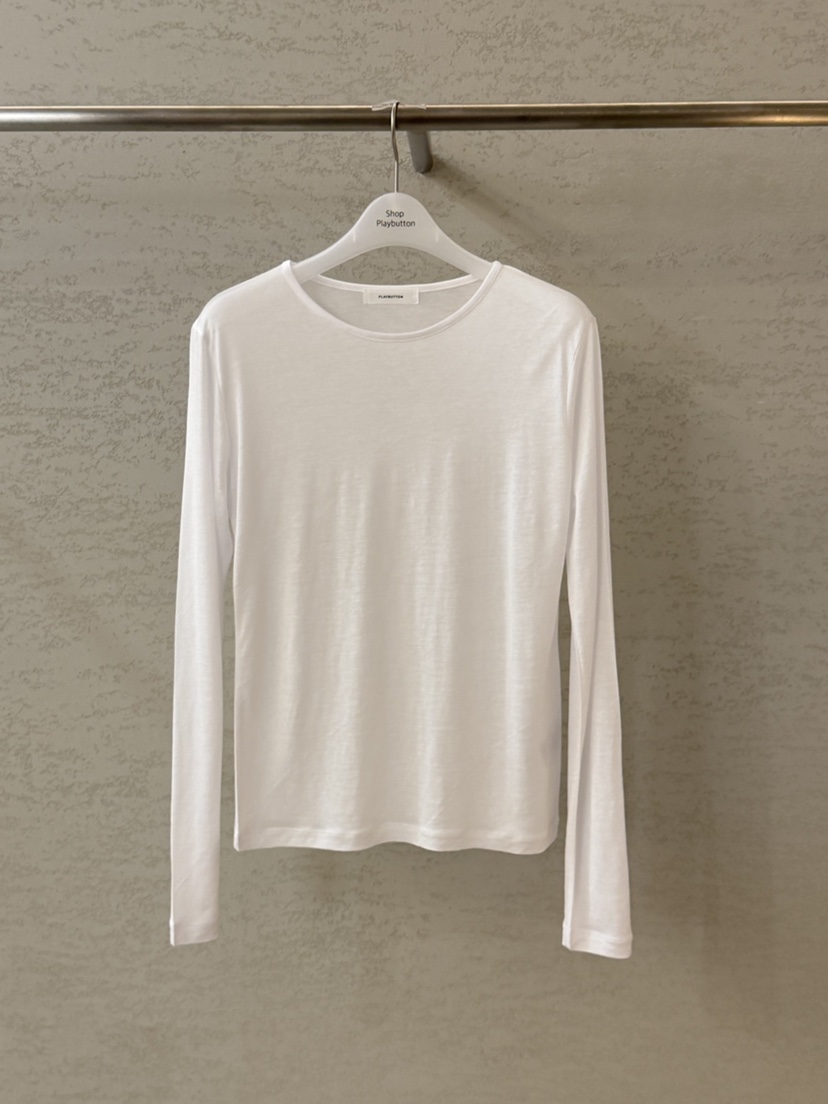 PLAYBUTTON-P韓國直郵女士新款職業時尚真品26春夏長袖T恤PLAYBUTTON長袖T恤圖色3