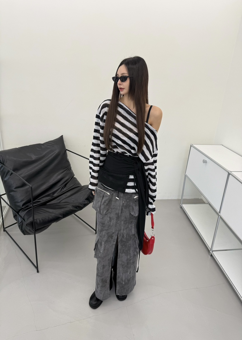 DENVER韓國代購女裝新品熱賣休閑真品推薦長袖T恤不含配飾DENVER長袖T恤