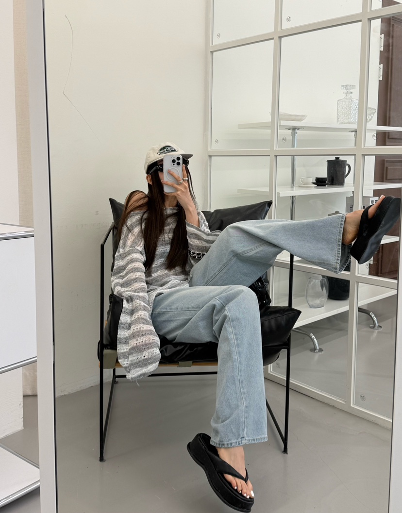 DENVER韓國代購女裝新品熱賣休閑真品推薦長袖T恤不含配飾DENVER長袖T恤