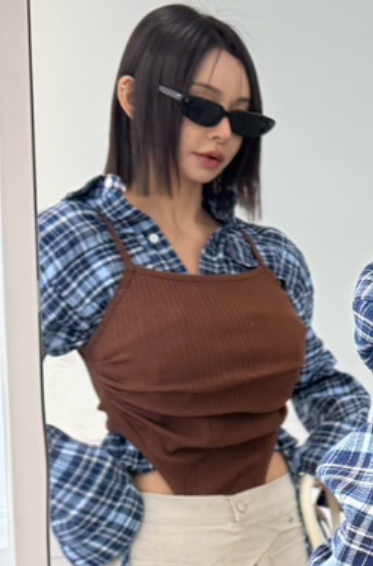 DENVER韓國代購女士新款職業熱賣休閑人氣吊帶背心不含內搭DENVER吊帶/背心圖色3