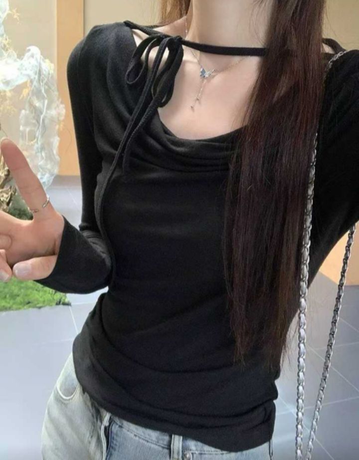 BOBBIE DOLL韓國代購女士新款推薦26春夏人氣休閑長袖T恤BOBBIE DOLL長袖T恤