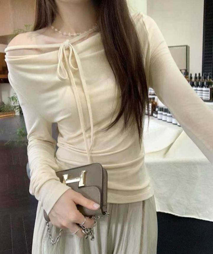 BOBBIE DOLL韓國代購女士新款推薦26春夏人氣休閑長袖T恤BOBBIE DOLL長袖T恤圖色2