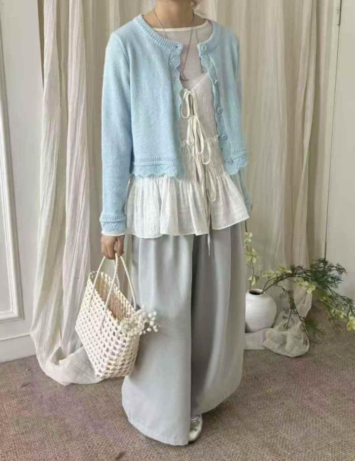 BOBBIE DOLL東大門代購女士新品熱賣26春夏針織衫不含內搭BOBBIE DOLL針織衫