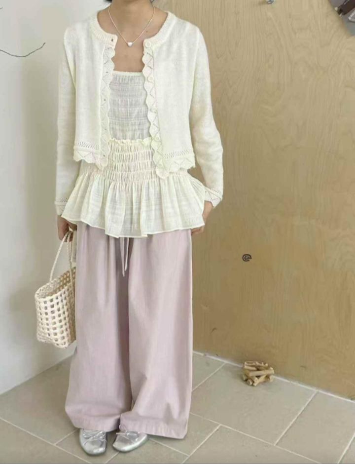 BOBBIE DOLL東大門代購女士新品熱賣26春夏針織衫不含內搭BOBBIE DOLL針織衫