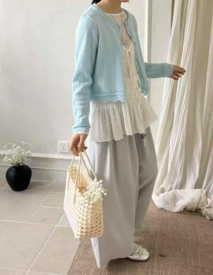 BOBBIE DOLL東大門代購女士新品熱賣26春夏針織衫不含內搭BOBBIE DOLL針織衫