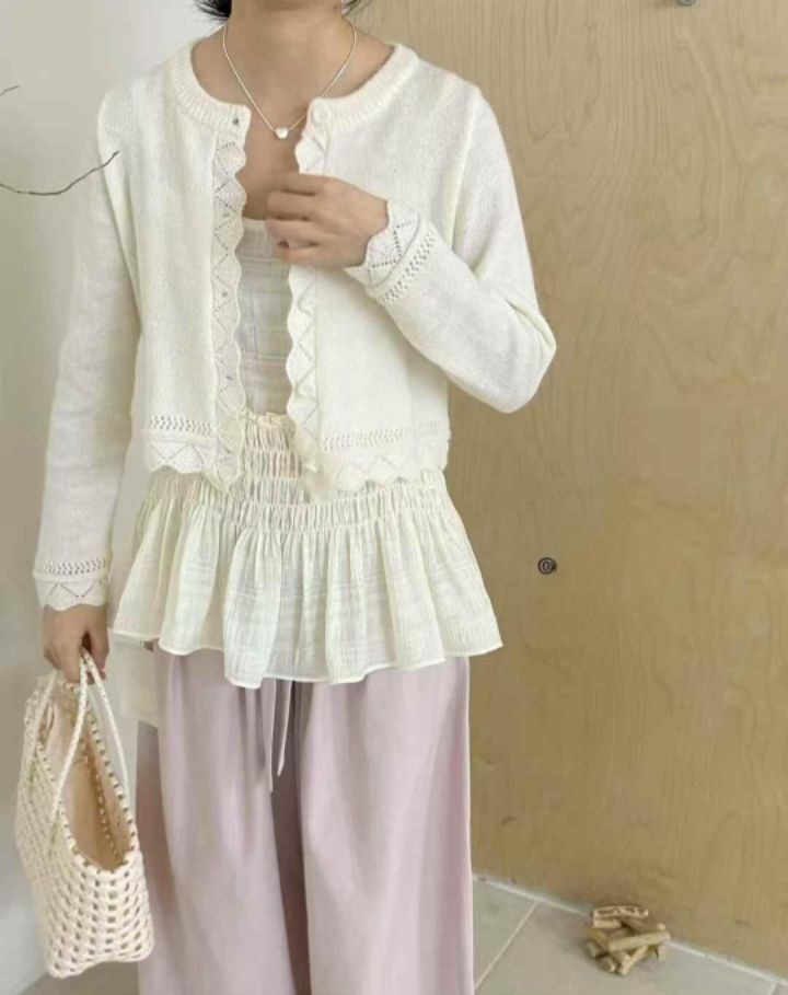 BOBBIE DOLL東大門代購女士新品熱賣26春夏針織衫不含內搭BOBBIE DOLL針織衫