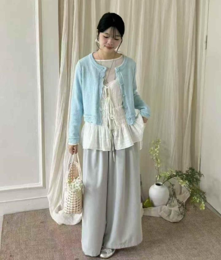 BOBBIE DOLL東大門代購女士新品熱賣26春夏針織衫不含內搭BOBBIE DOLL針織衫