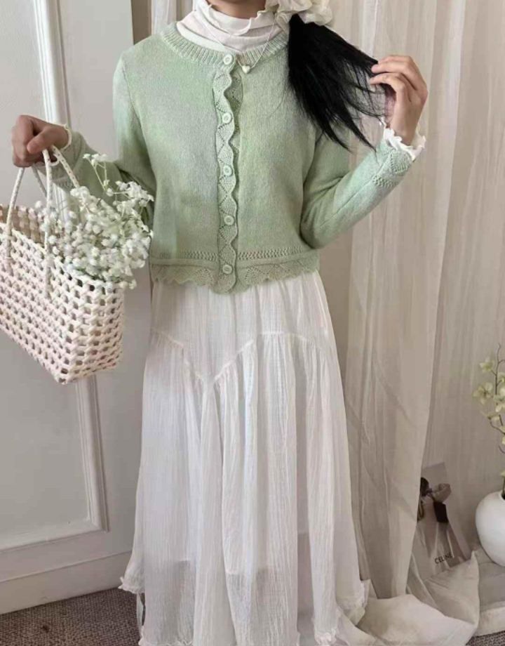 BOBBIE DOLL東大門代購女士新品熱賣26春夏針織衫不含內搭BOBBIE DOLL針織衫圖色2