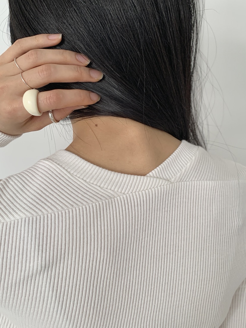 COME OPEN/HAPER東大門代購女裝新品人氣時尚長袖T恤紐扣COME OPEN/HAPER長袖T恤