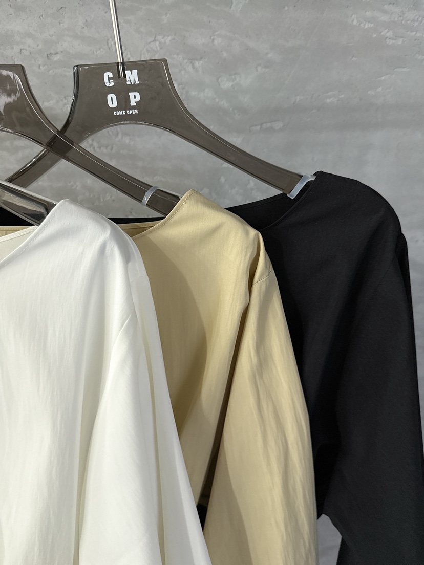 COME OPEN/HAPER韓國代購女裝新品推薦26春夏襯衫蕾絲衫腰帶COME OPEN/HAPER襯衫/蕾絲衫