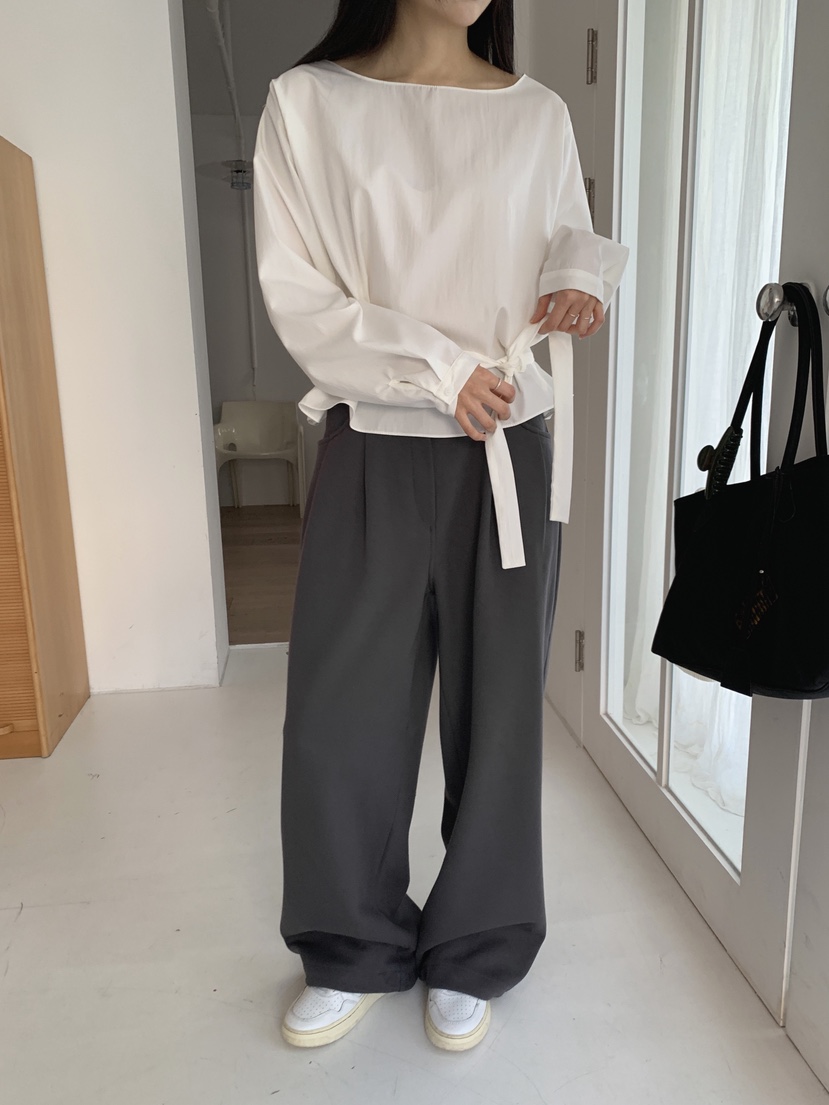 COME OPEN/HAPER韓國代購女裝新品推薦26春夏襯衫蕾絲衫腰帶COME OPEN/HAPER襯衫/蕾絲衫