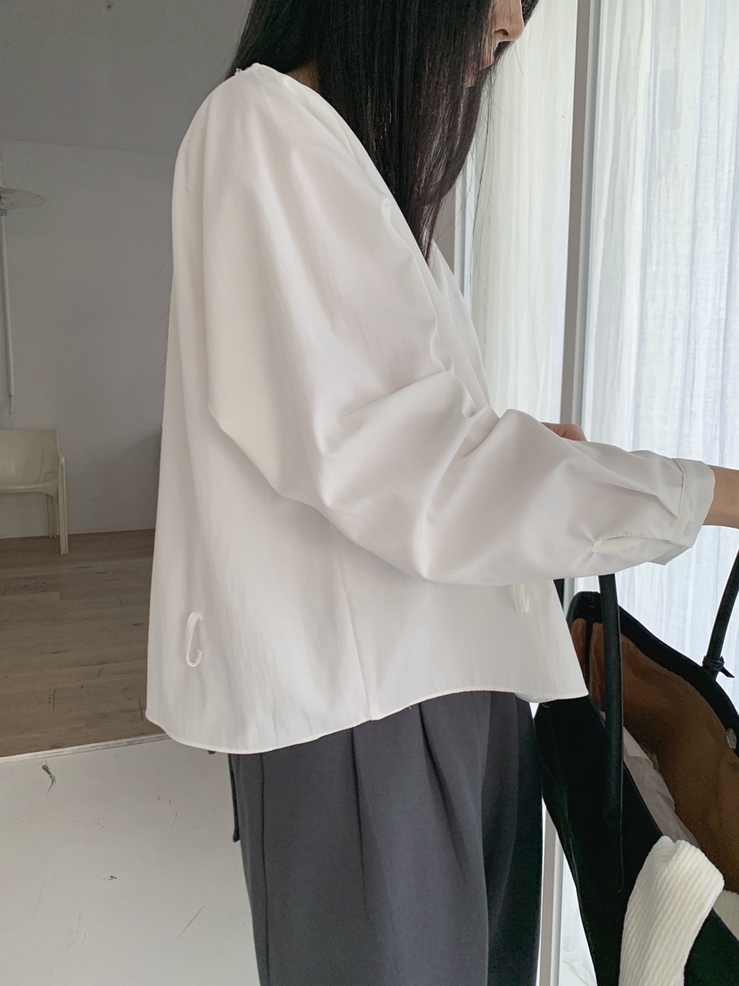 COME OPEN/HAPER韓國代購女裝新品推薦26春夏襯衫蕾絲衫腰帶COME OPEN/HAPER襯衫/蕾絲衫