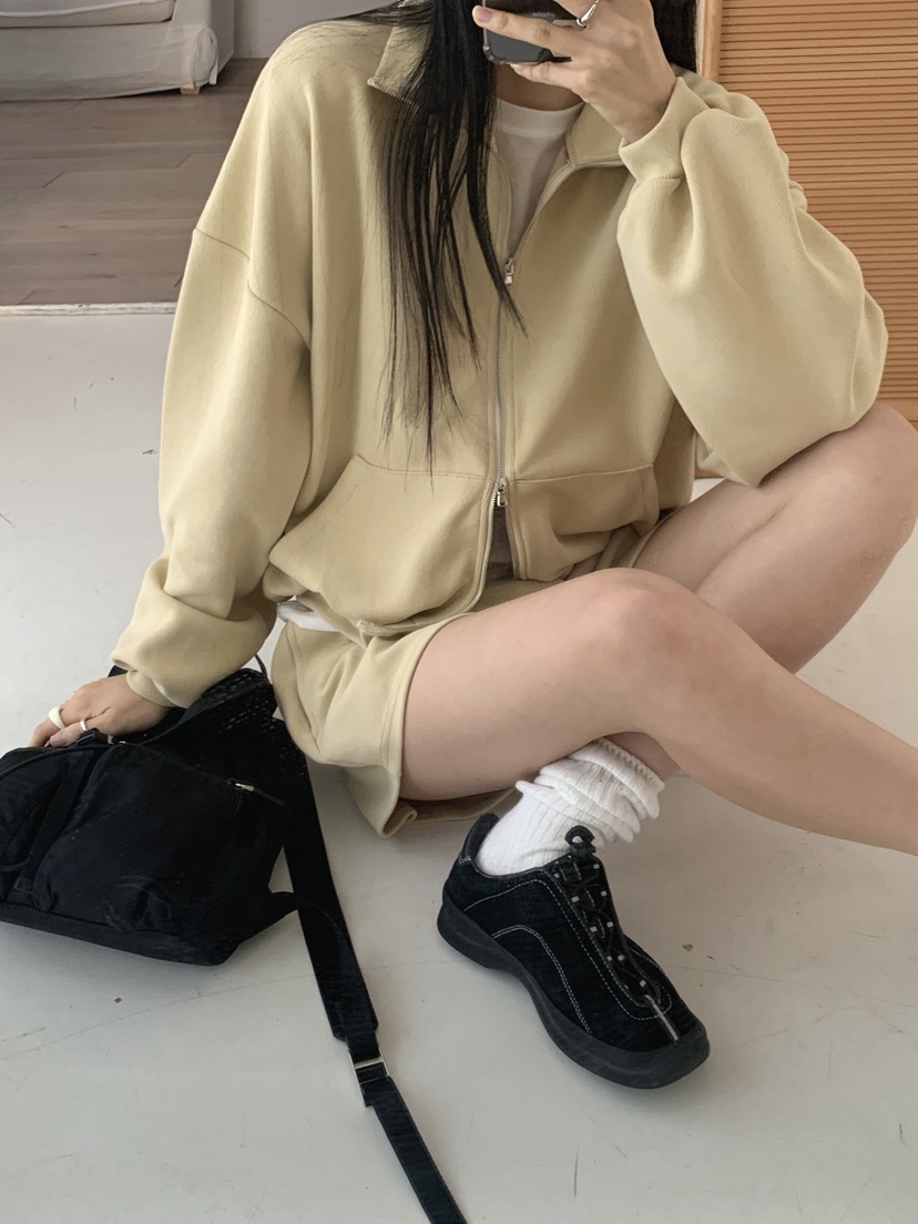 COME OPEN/HAPER韓國直郵女裝新款休閑真品26春夏夾克拉鏈COME OPEN/HAPER夾克