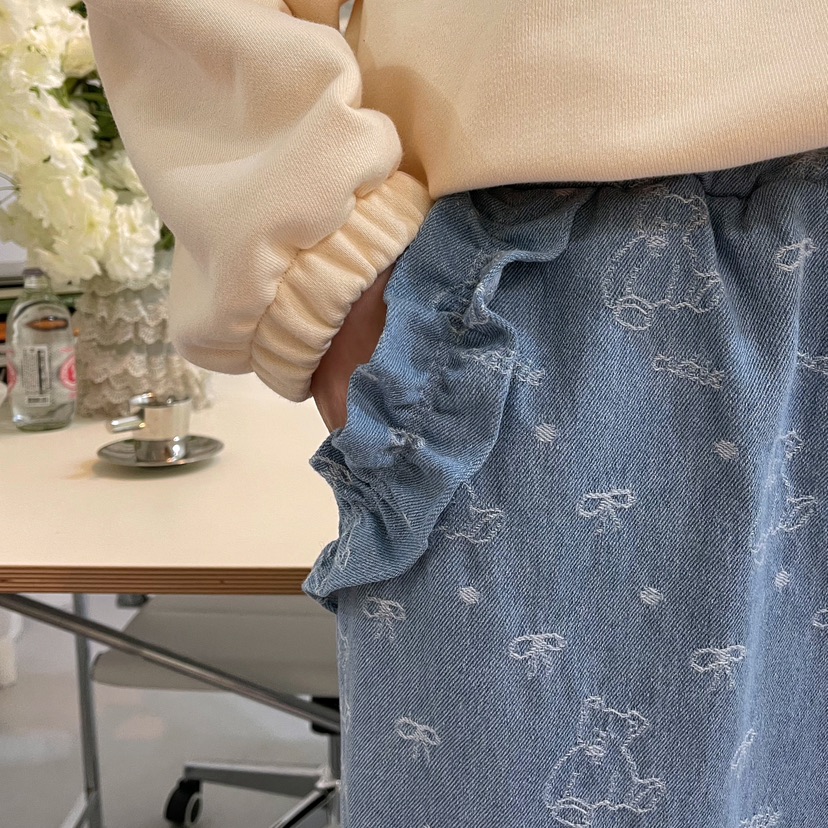 BOUTIQUE-L東大門代購女裝新品時尚推薦人氣職業休閑褲小熊BOUTIQUE-L休閑褲