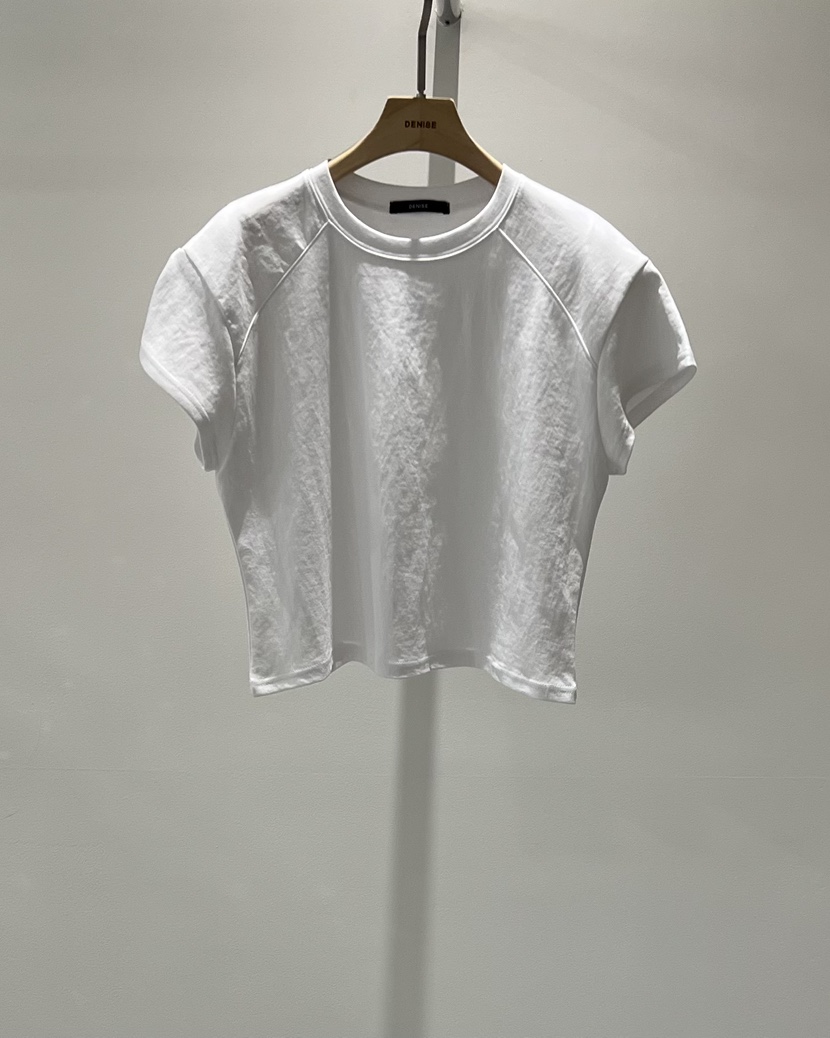 DENISE韓國代購女士新品熱賣時尚26春夏人氣休閑真品職業T恤DENISET恤圖色2