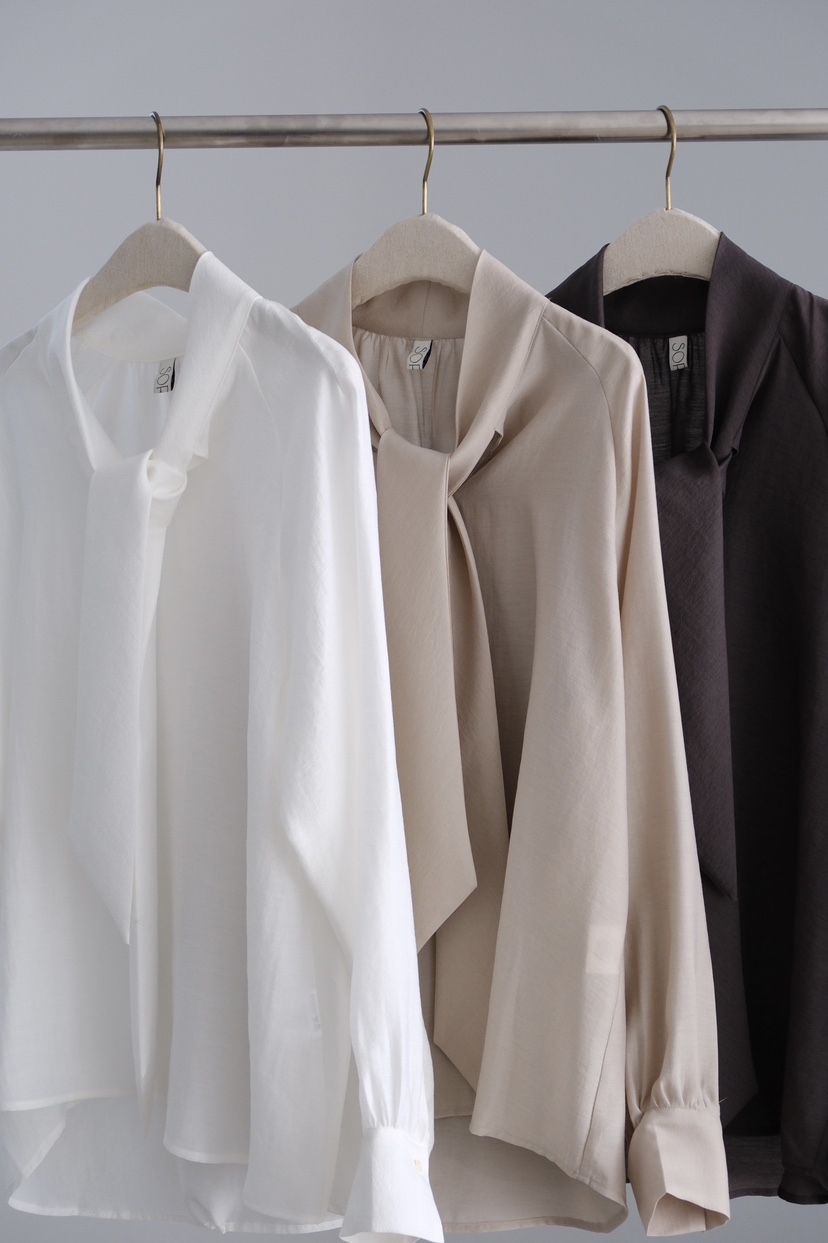 SORBET/FLAT WHITE韓國代購女士新款時尚人氣襯衫蕾絲衫SORBET/FLAT WHITE襯衫/蕾絲衫