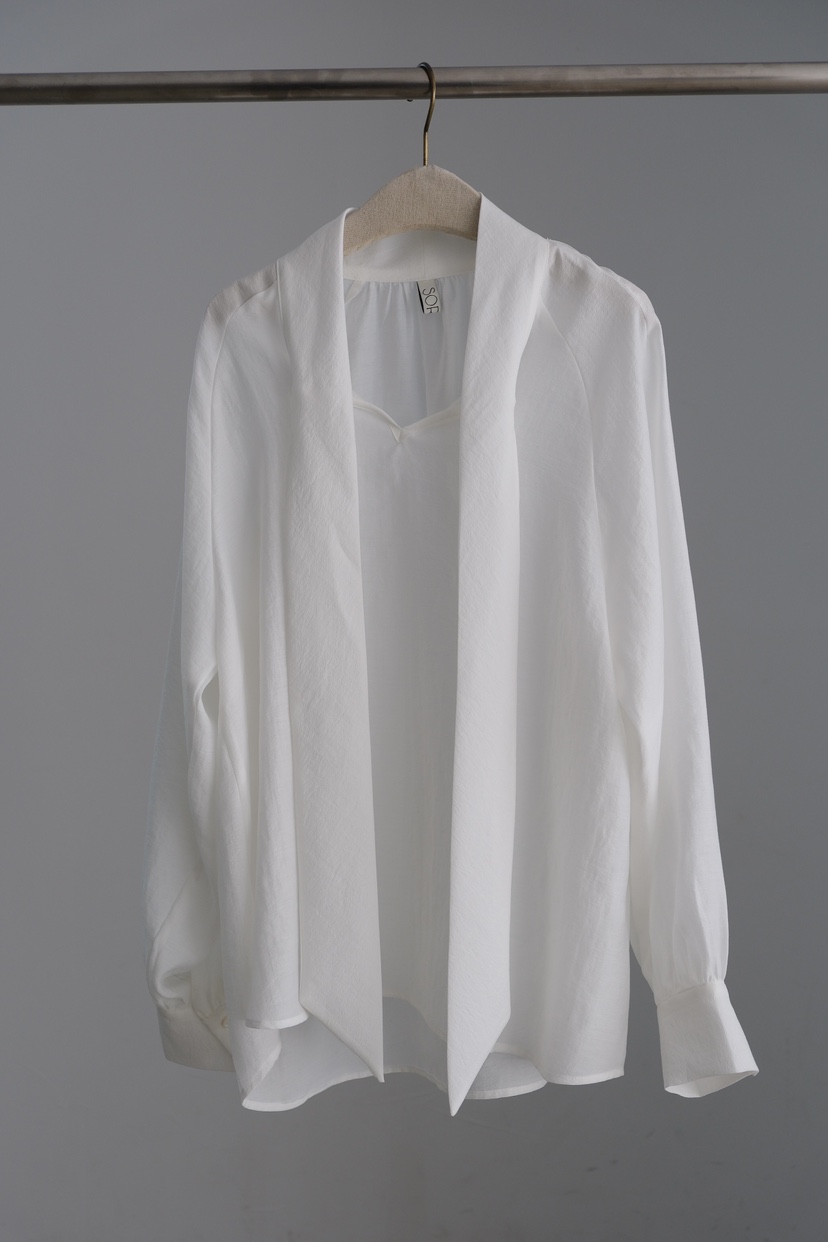 SORBET/FLAT WHITE韓國代購女士新款時尚人氣襯衫蕾絲衫SORBET/FLAT WHITE襯衫/蕾絲衫