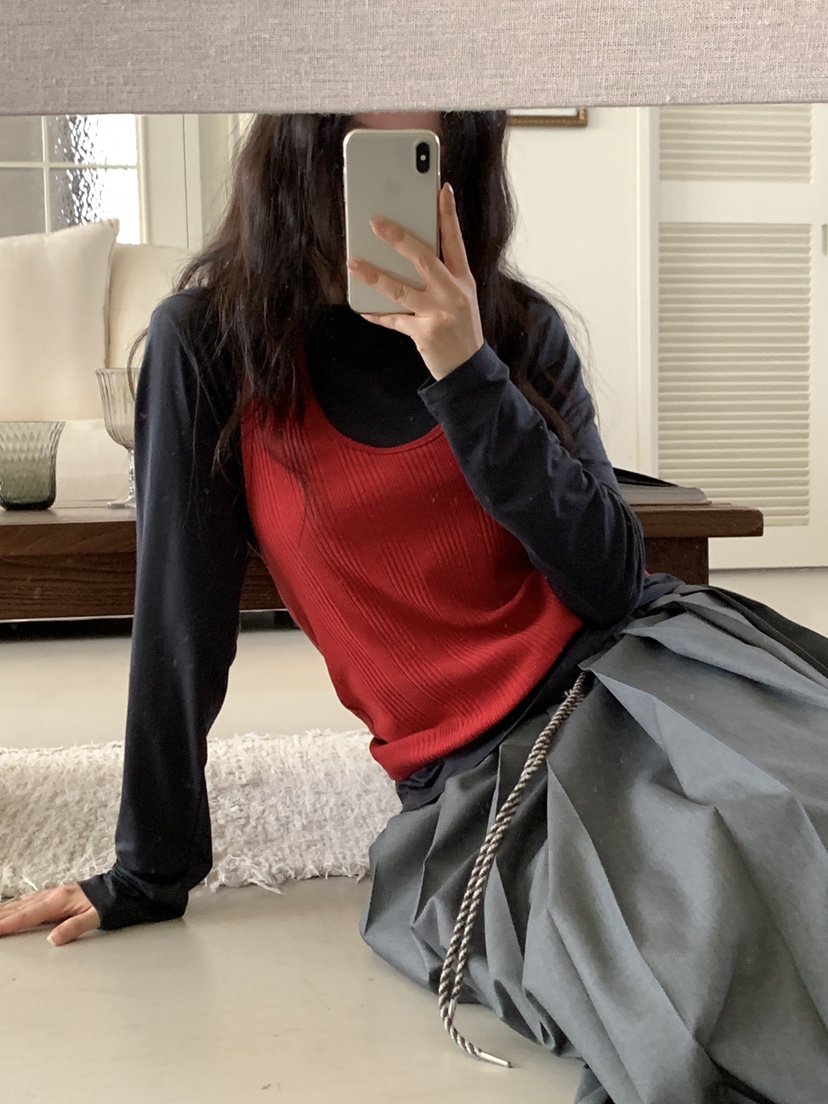 ATHEA東大門直郵女裝新品休閑推薦熱賣職業時尚26春夏長袖T恤ATHEA長袖T恤