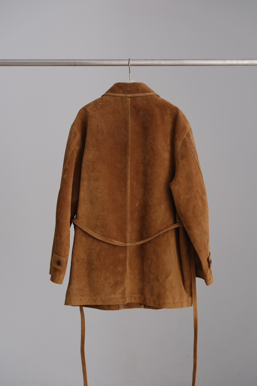 SORBET/FLAT WHITE東大門實拍女士新品真品熱賣皮衣含腰帶SORBET/FLAT WHITE皮衣