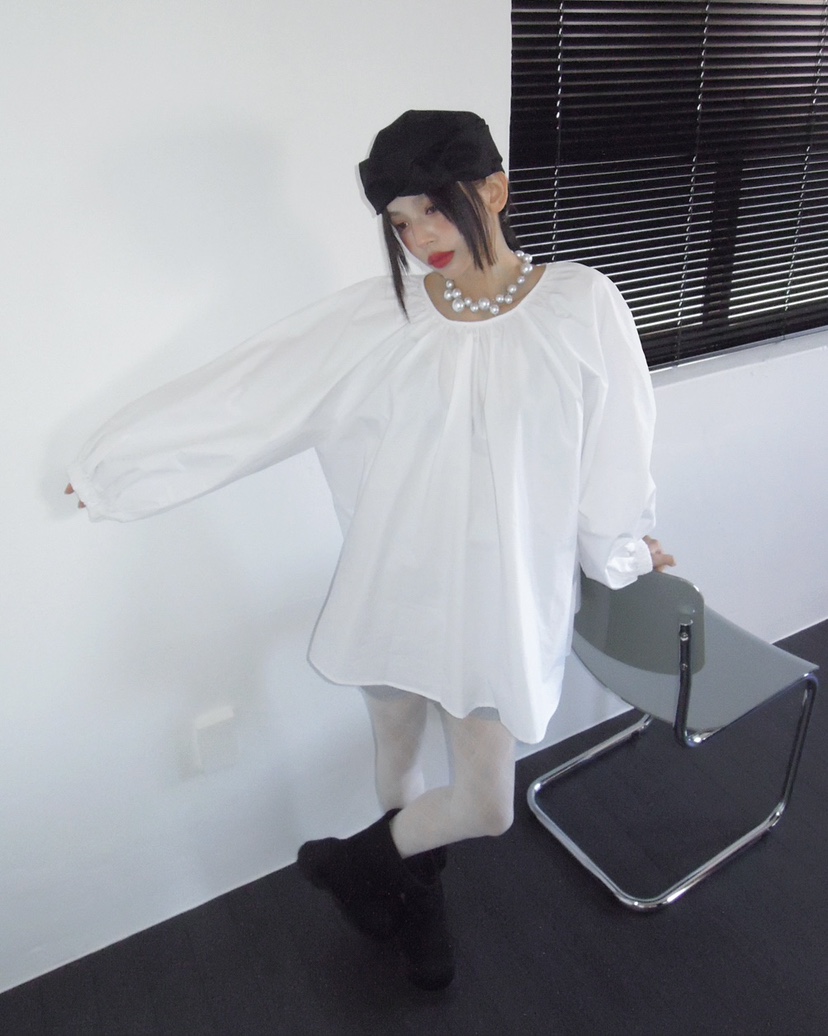 LIVE AID-P東大門代購女裝新品26春夏人氣熱賣襯衫蕾絲衫LIVE AID-P襯衫/蕾絲衫