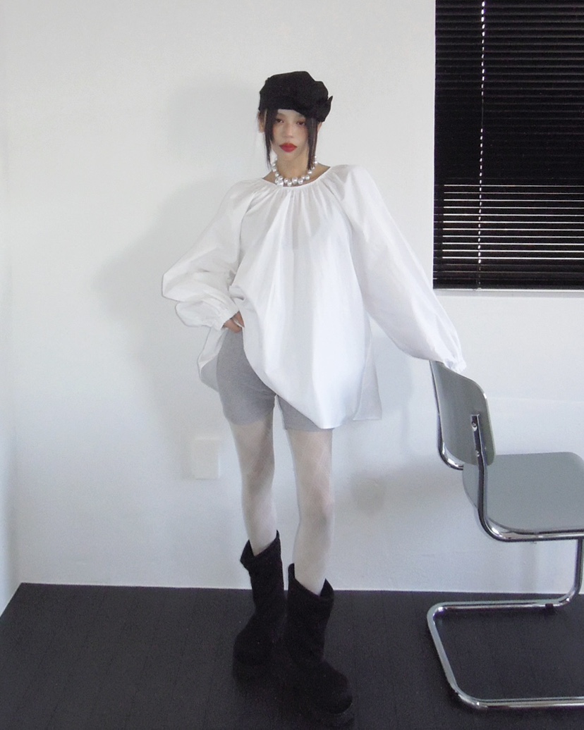 LIVE AID-P東大門代購女裝新品26春夏人氣熱賣襯衫蕾絲衫LIVE AID-P襯衫/蕾絲衫