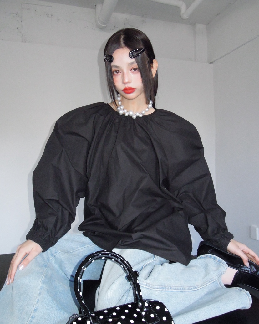 LIVE AID-P東大門代購女裝新品26春夏人氣熱賣襯衫蕾絲衫LIVE AID-P襯衫/蕾絲衫